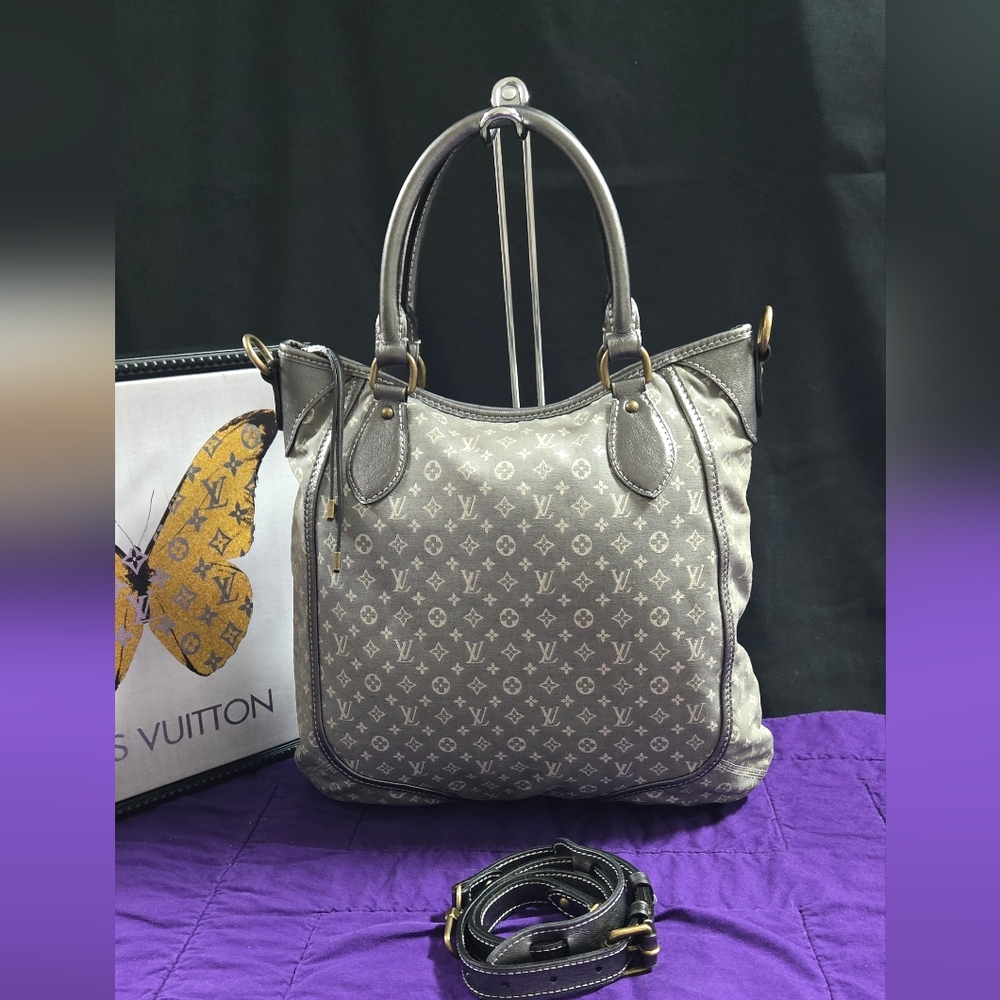 Louis Vuitton Mini Lin Monogram Besace Angele Platine Shoulder Bag - Picture 2 of 12